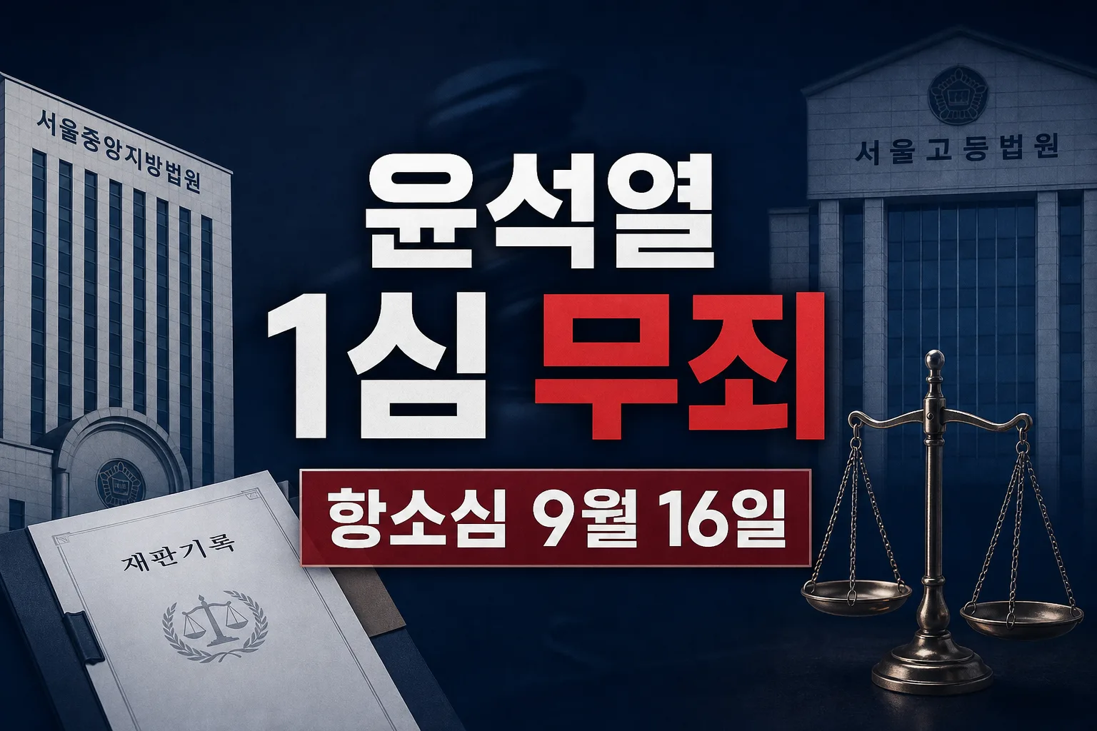 윤석열 1심 무죄 대표 이미지