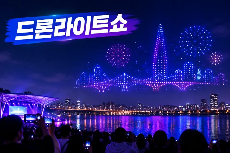 10월 9일 한강 드론라이트쇼 대표 이미지