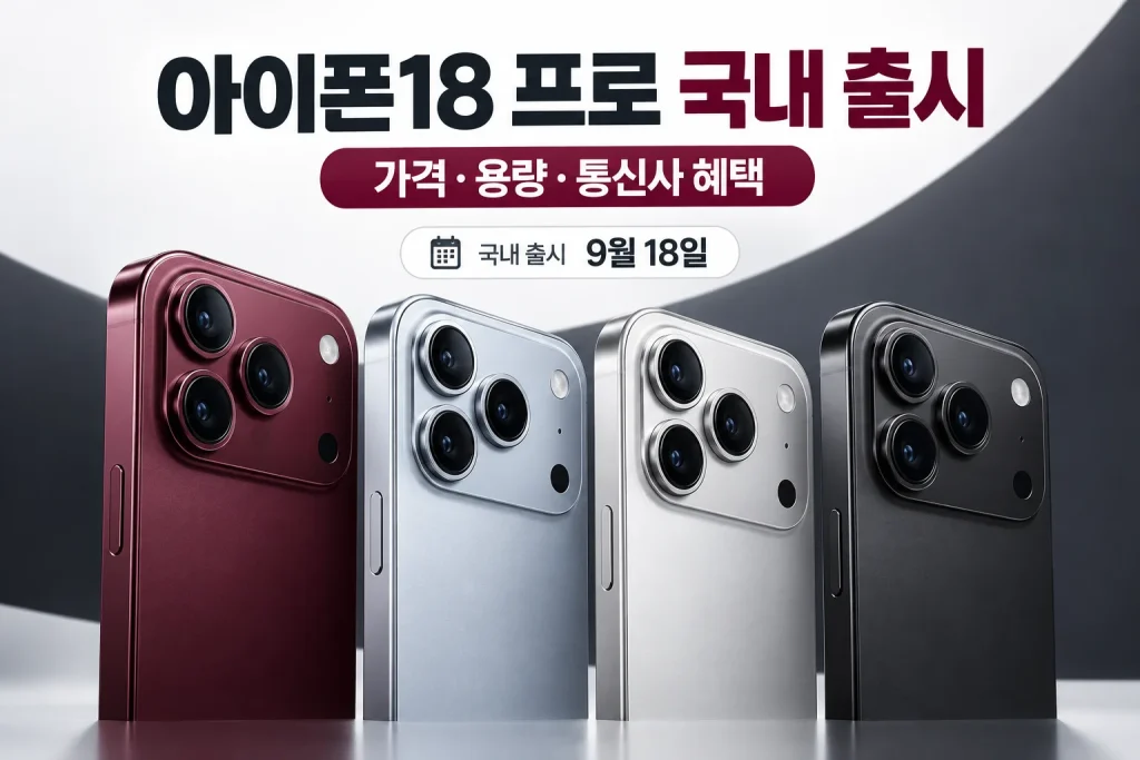 아이폰18 프로 국내 출시 대표 이미지