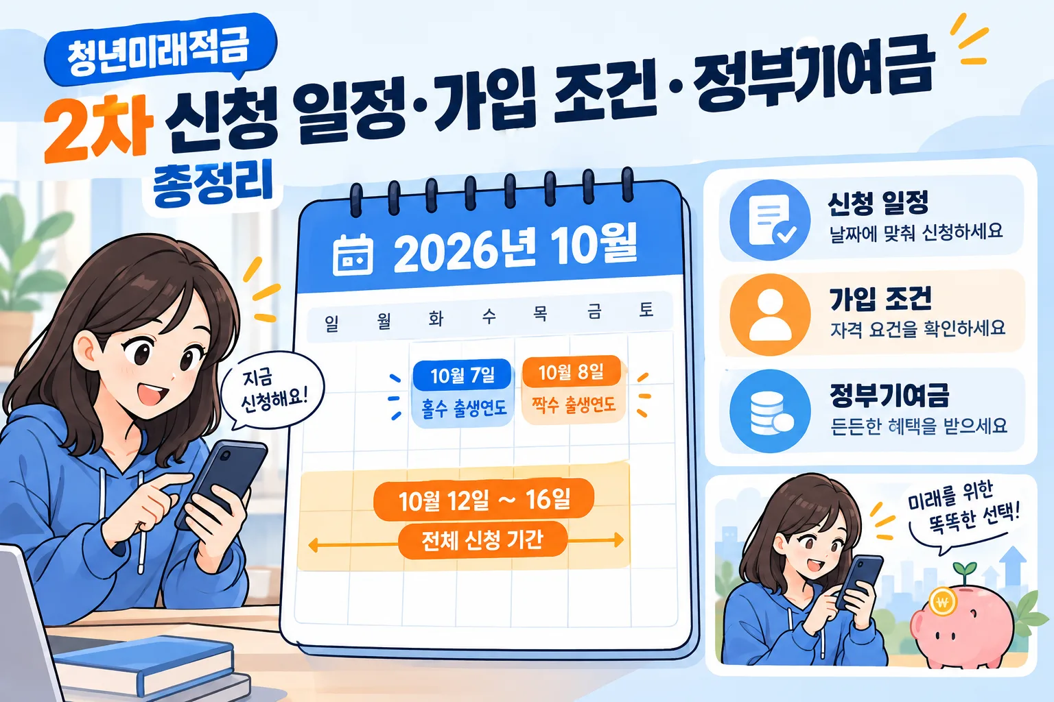청년미래적금 2차 신청 핵심 정보