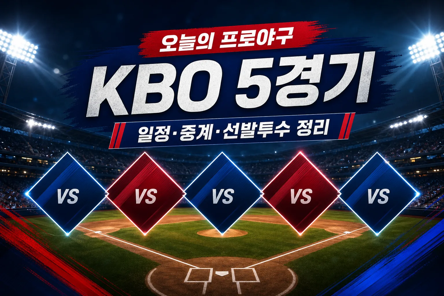 2026년 9월 4일 프로야구 경기 일정 대표 이미지