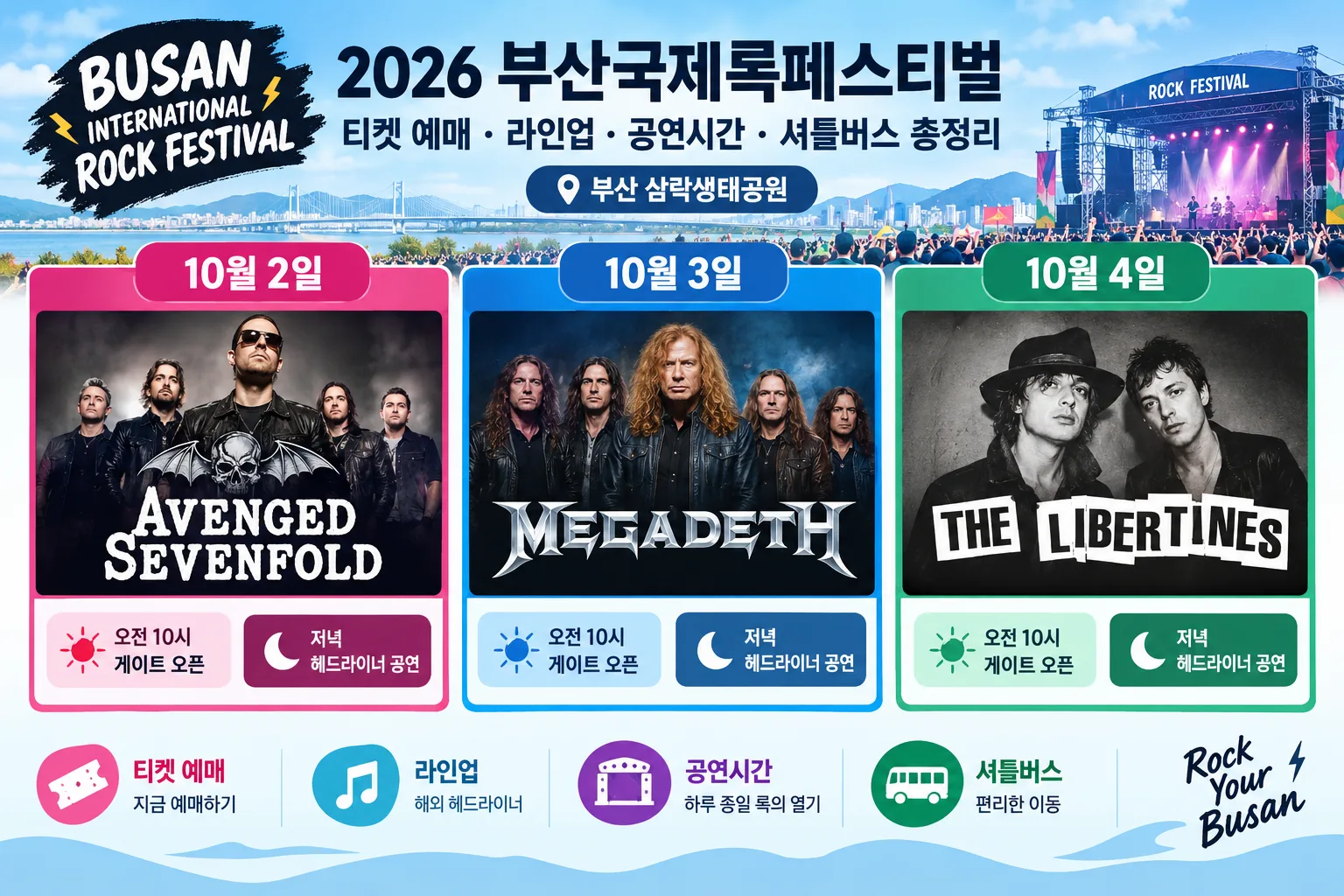 2026 부산국제록페스티벌 핵심 정보
