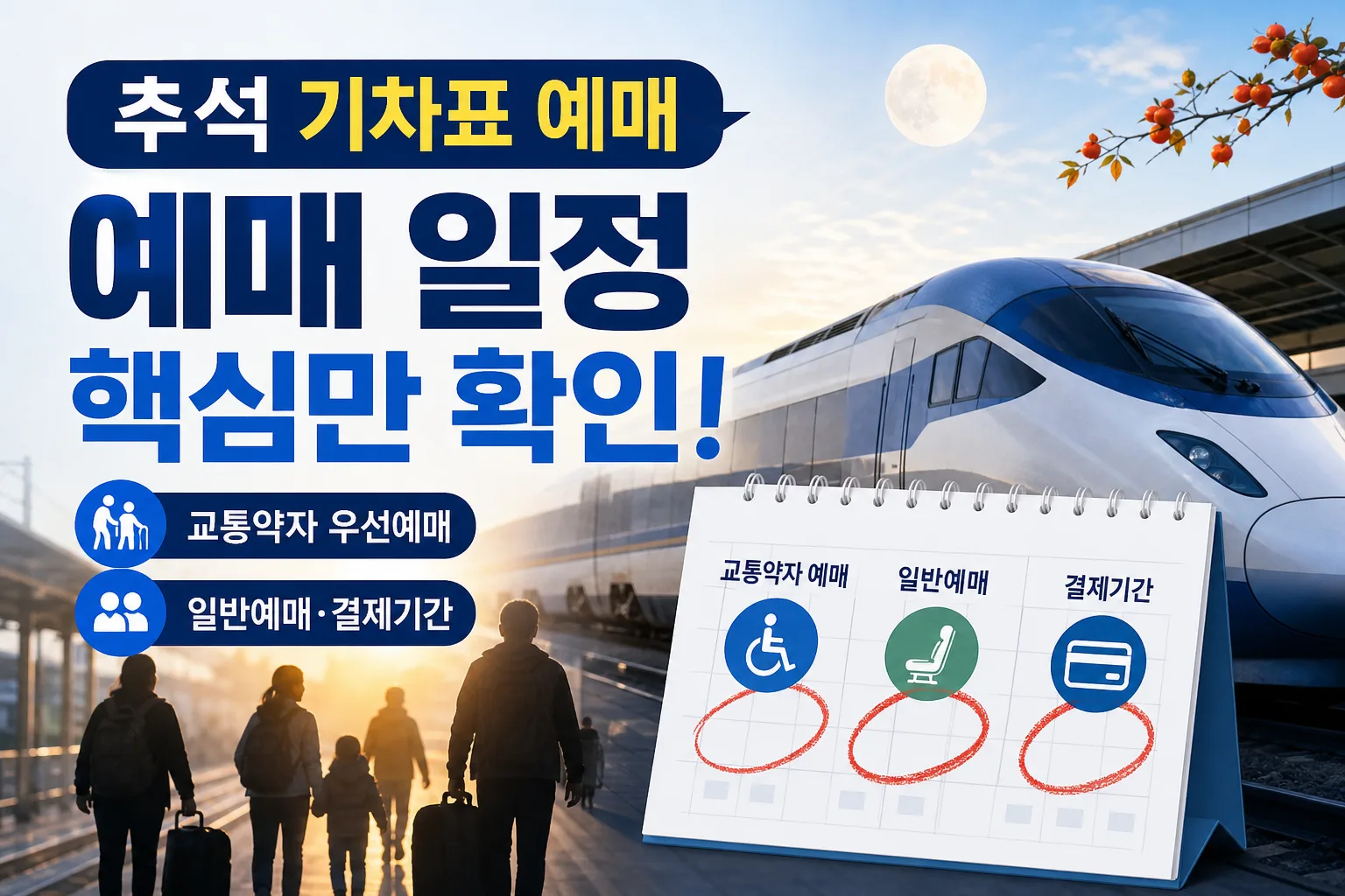 2026 추석 기차표 예매 대표 이미지
