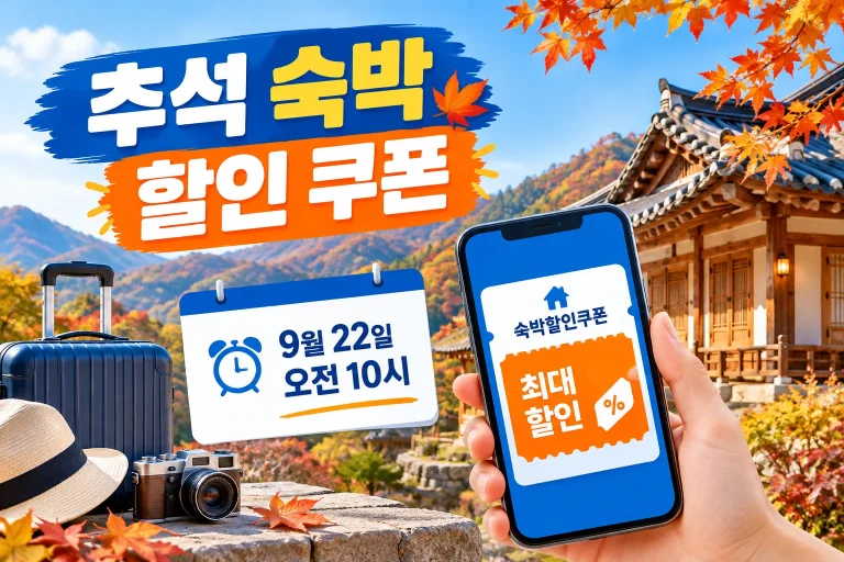 2026 추석 숙박세일페스타 쿠폰 대표 이미지