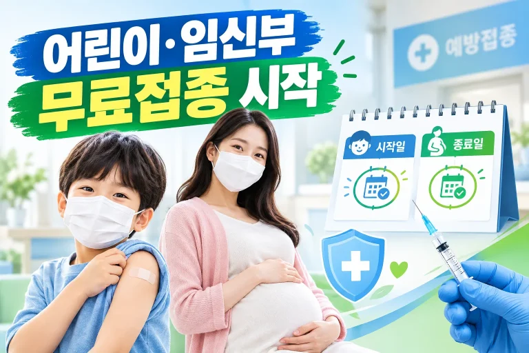 2026 독감 무료접종 대표 이미지