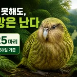 날지 못하는 앵무새가 325마리로 늘었다…카카포 새끼 90마리의 진짜 의미 2 카카포 325마리 대표 이미지