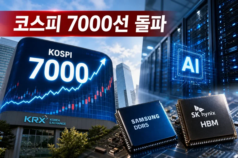 코스피 7000선 대표 이미지