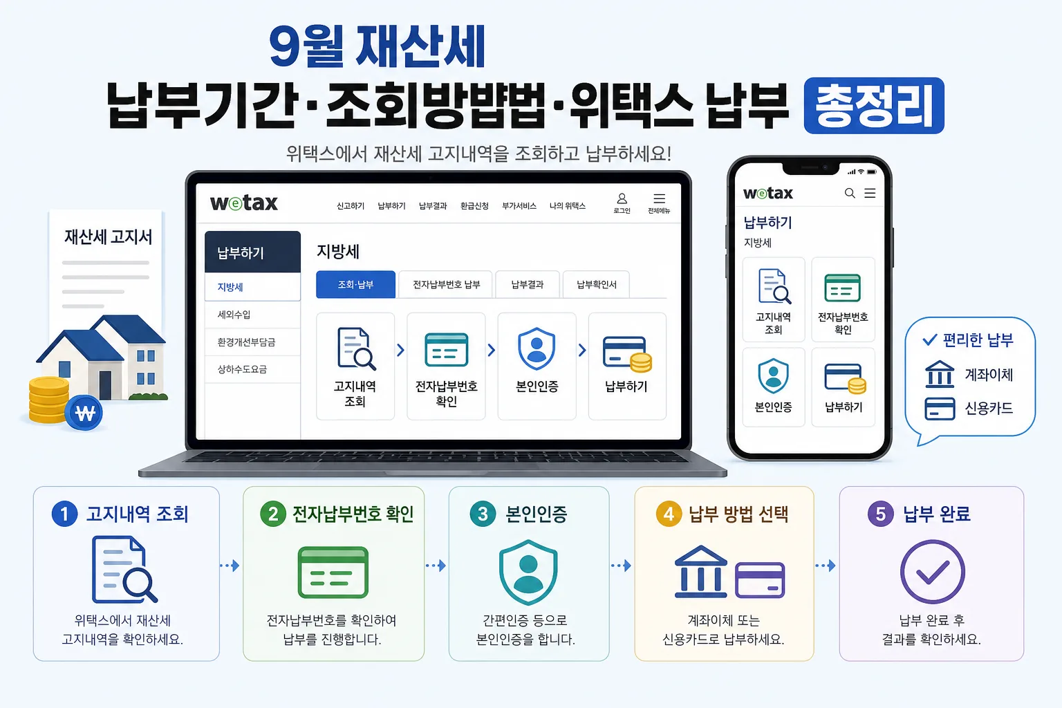9월 재산세 납부기간 핵심 정보
