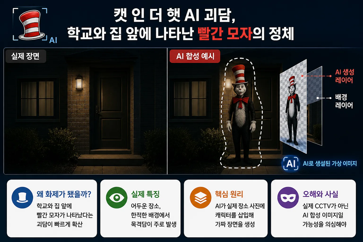 캣 인 더 햇 AI 괴담 핵심 정보