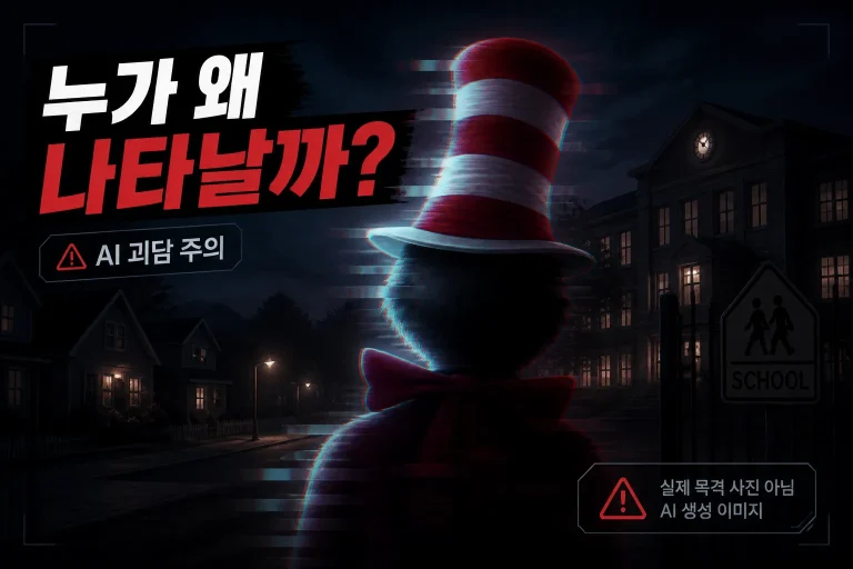캣 인 더 햇 AI 괴담 대표 이미지