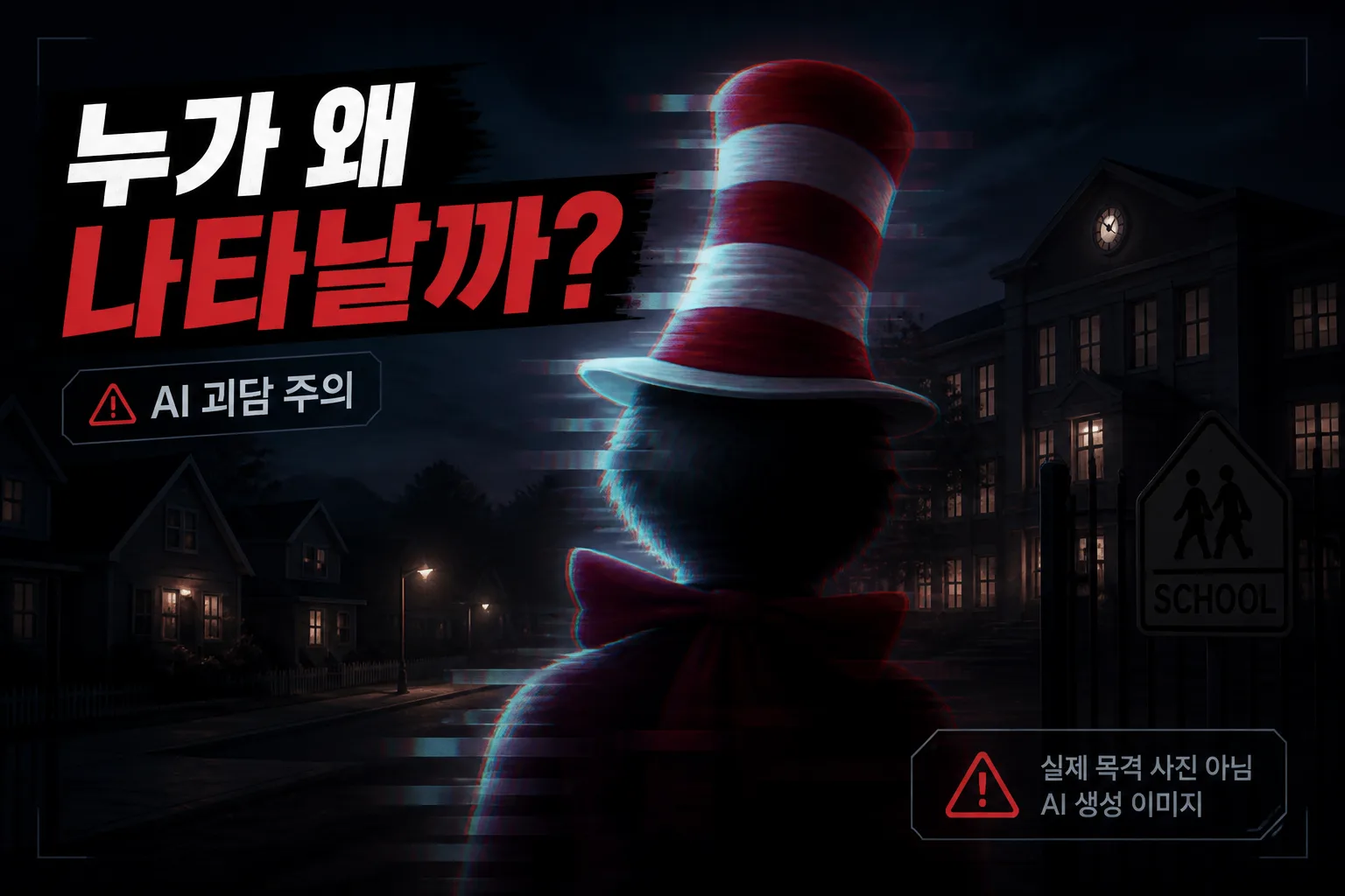 캣 인 더 햇 AI 괴담 대표 이미지