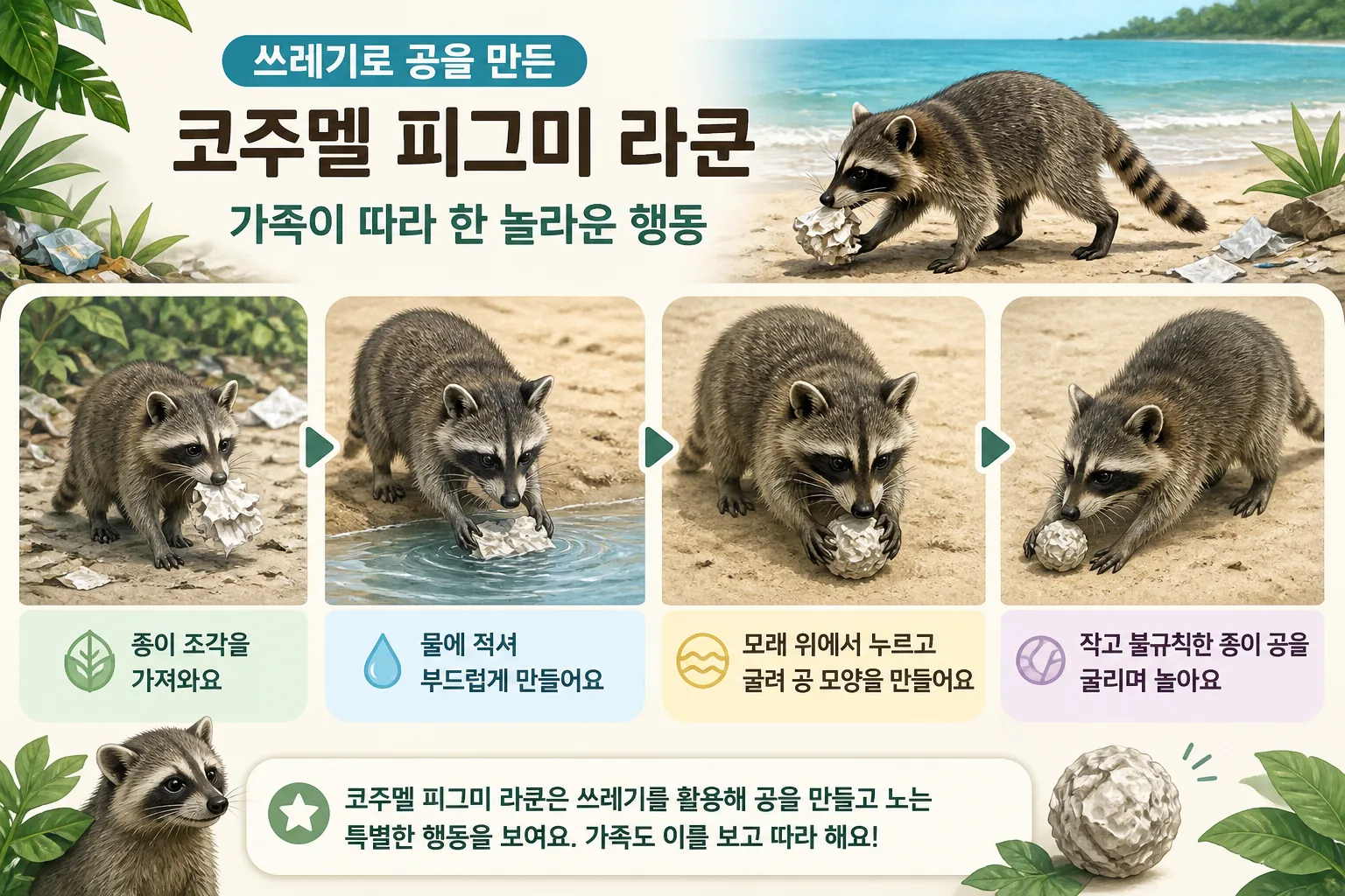 코주멜 피그미 라쿤 핵심 정보