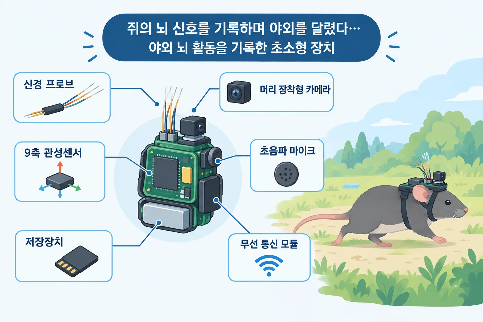 쥐의 뇌 핵심 정보