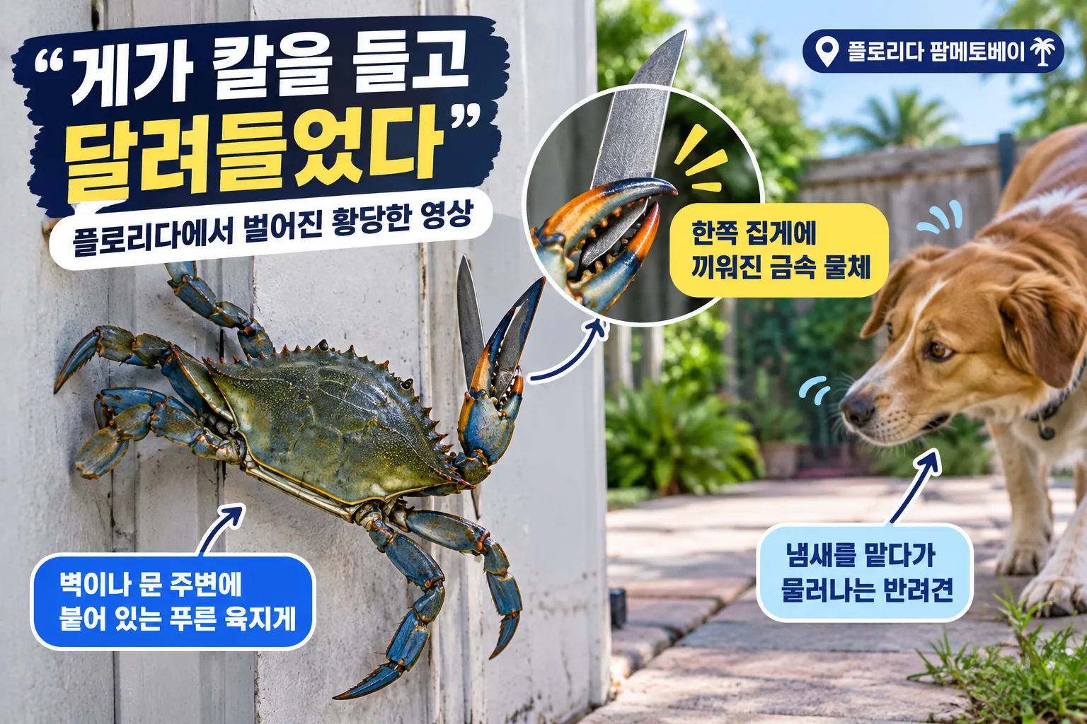 게가 칼을 들고 달려들었다 핵심 정보