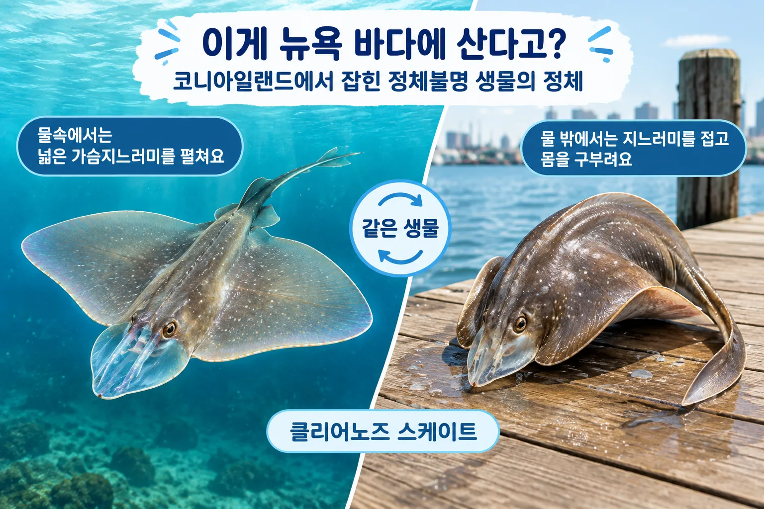 코니아일랜드 정체불명 생물 핵심 정보