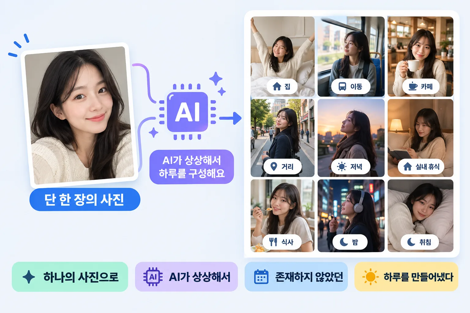 존재하지 않았던 하루 핵심 정보