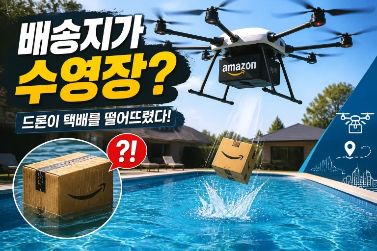 아마존 드론 배송 대표 이미지