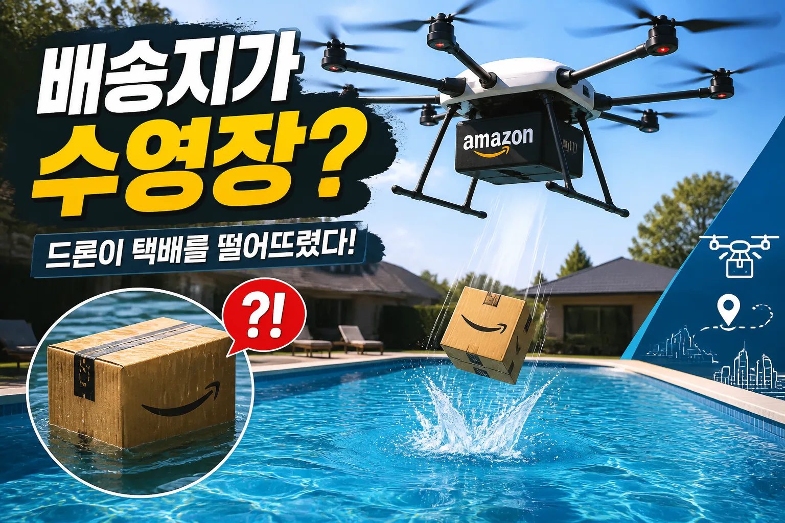 아마존 드론 배송 대표 이미지