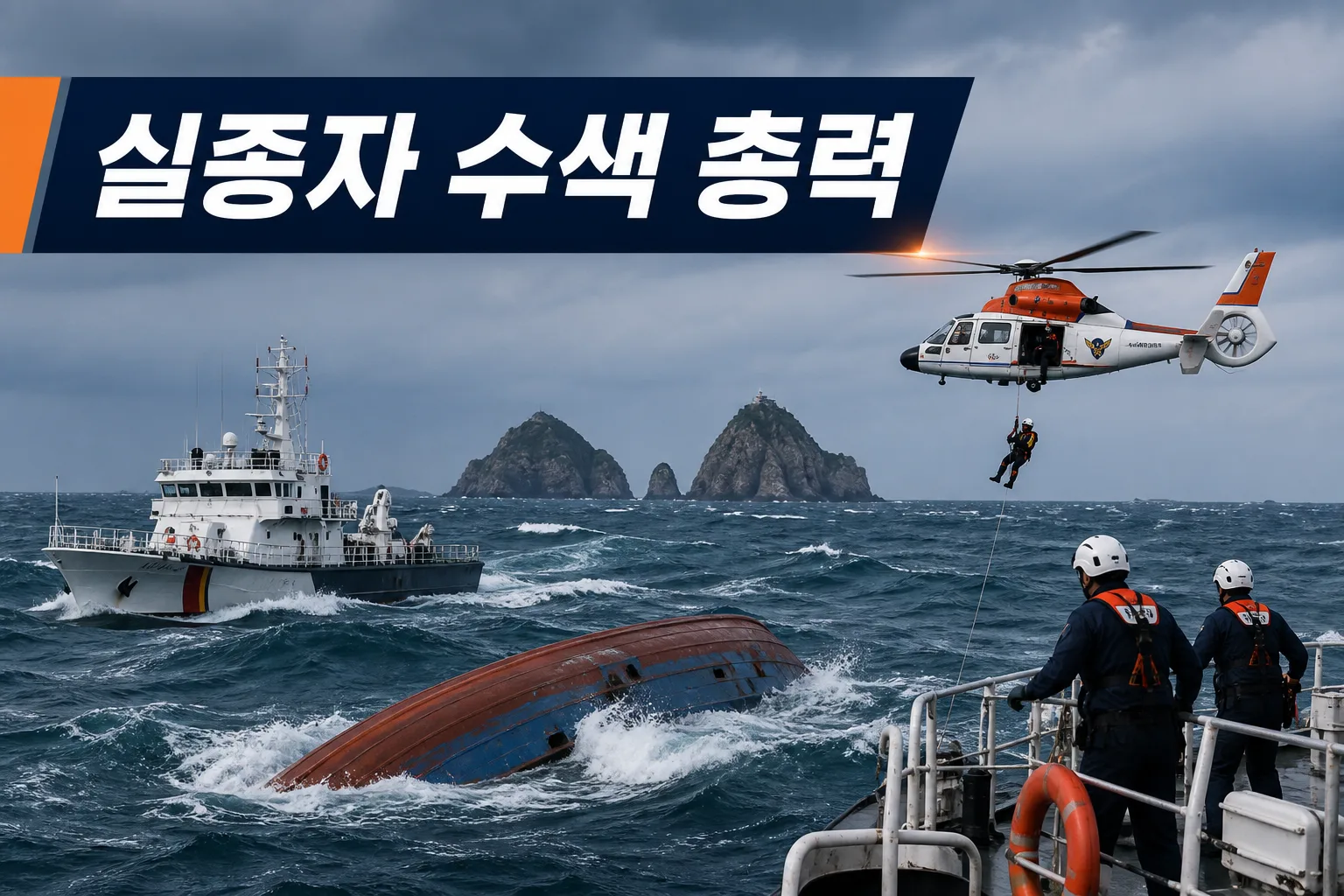 부산 오륙도 예인선 전복 사고 대표 이미지