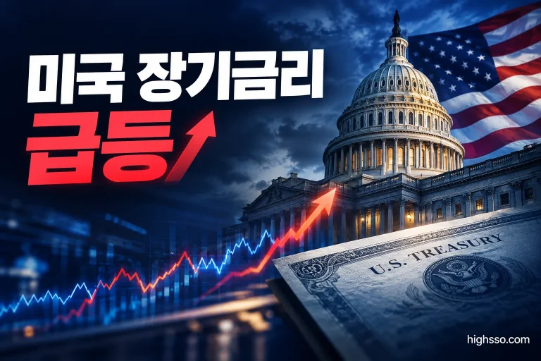 미국 장기금리 급등으로 10년물 5.20%, 30년물 5.48%까지 상승한 상황