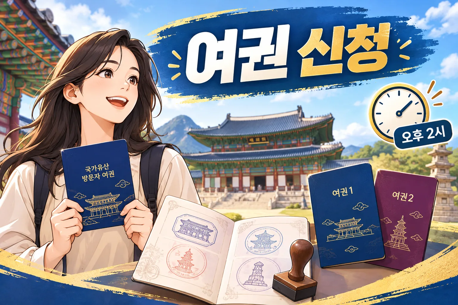 국가유산청 여권신청 대표 이미지