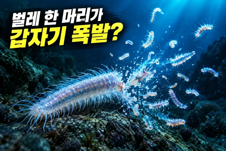 벌레 한 마리가 갑자기 폭발했다 대표 이미지