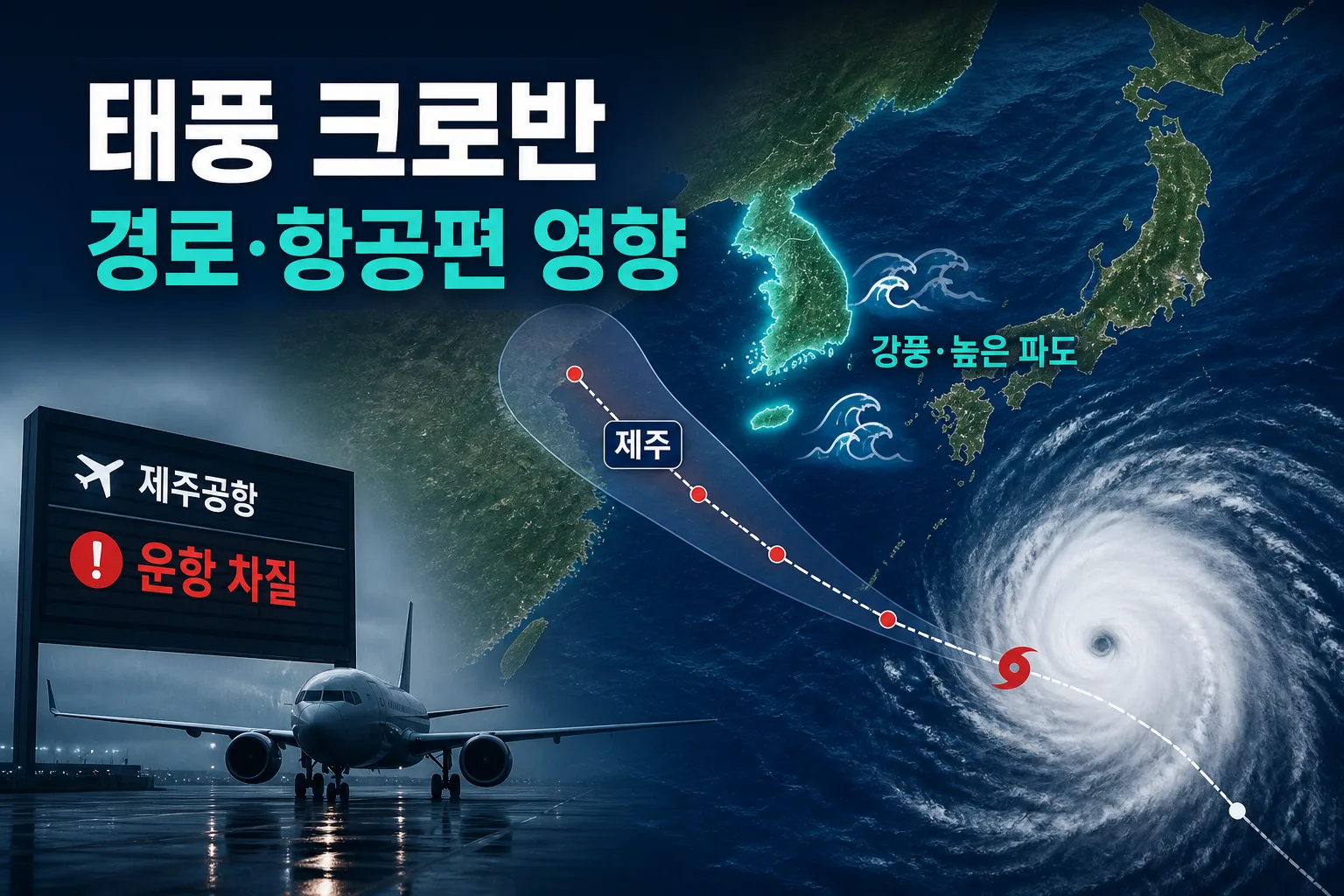 태풍 크로반 대표 이미지