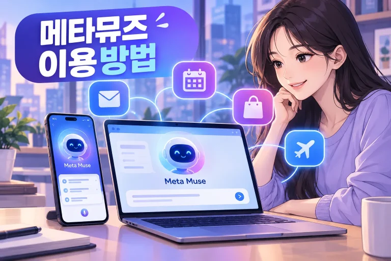 메타뮤즈 이용방법 대표 이미지