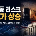 중동 리스크 유가 상승, 미국 주식과 채권시장 변동성 커질까 3 중동 리스크 유가 상승과 미국 주식·채권시장 변동성을 보여주는 금융 뉴스 인포그래픽