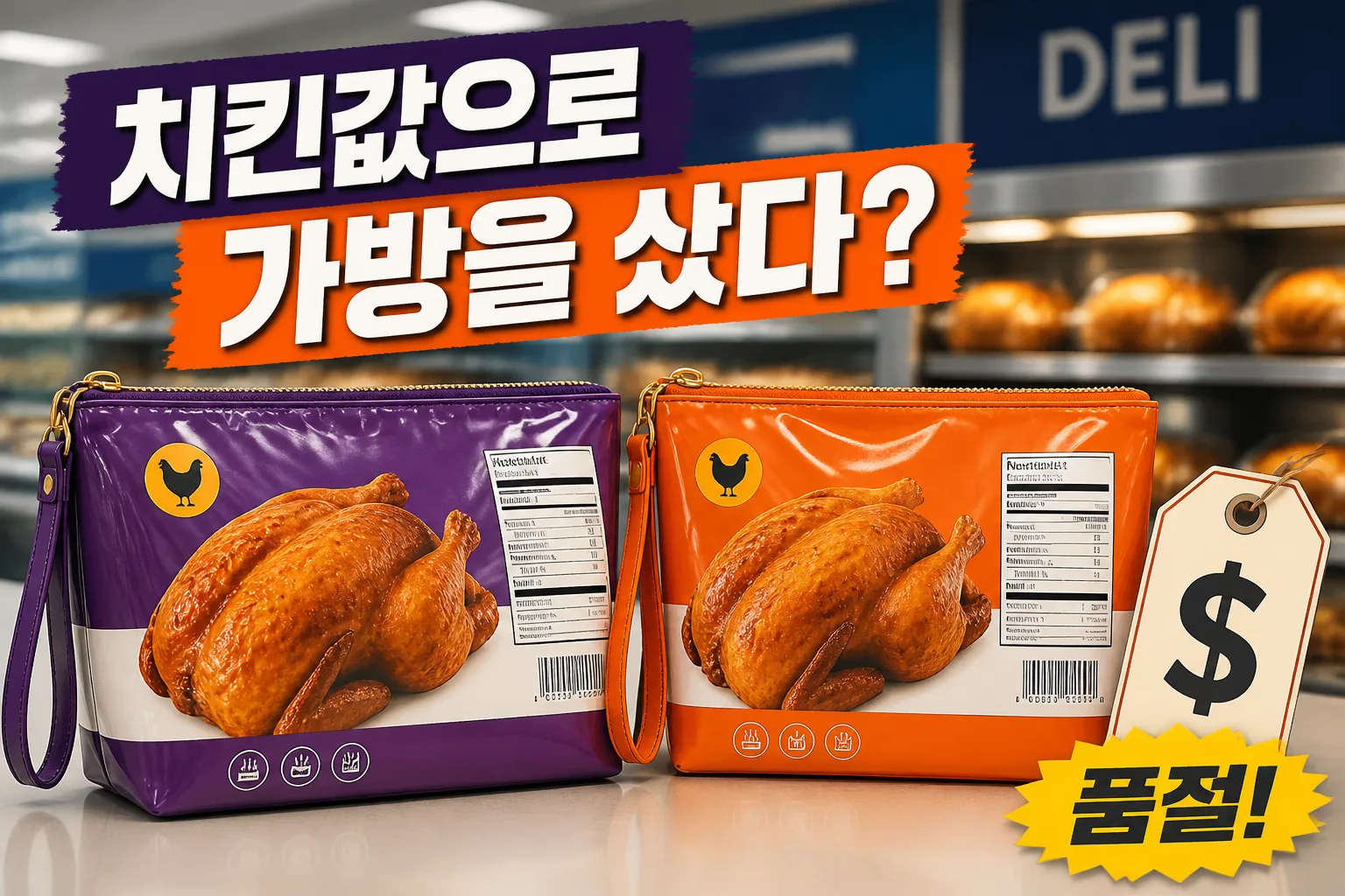 월마트 로티세리 치킨 가방 대표 이미지