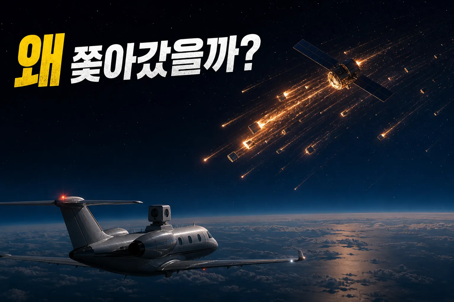 불타는 위성 대표 이미지