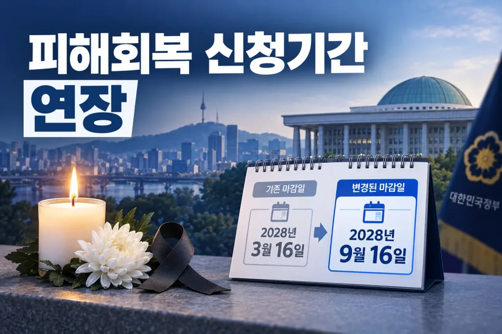 이태원참사 피해회복 신청기간 연장 대표 이미지