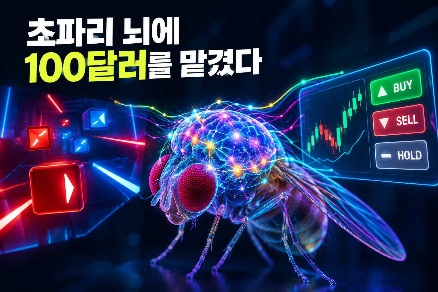 초파리 뇌 대표 이미지