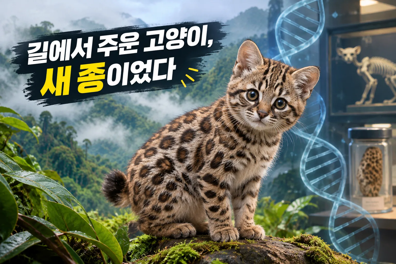 길에서 주워 키운 고양이 대표 이미지