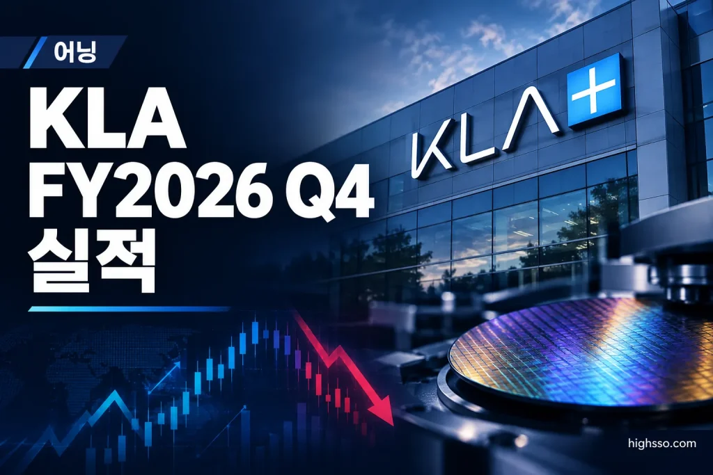 KLA Corporation FY2026 Q4 실적 매출 EPS 가이던스와 주가 반응
