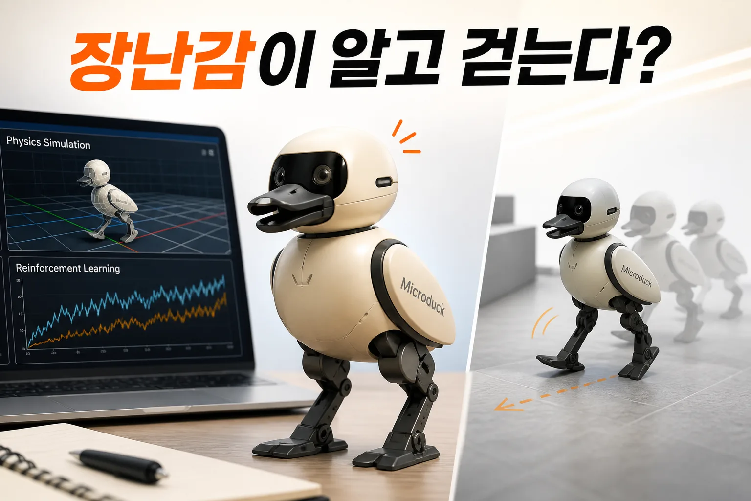Microduck 오리 로봇 대표 이미지