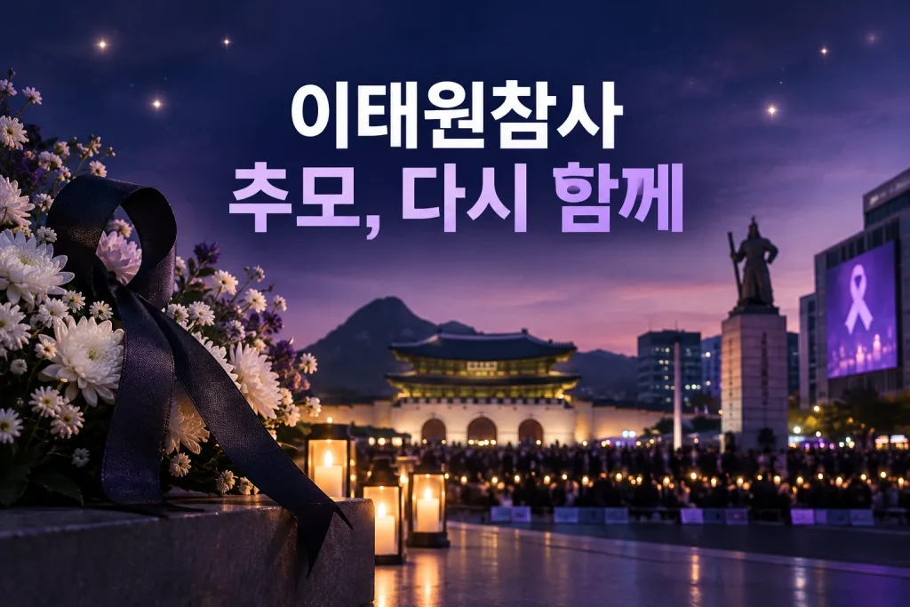 10·29 이태원참사 4주기 기억식 대표 이미지