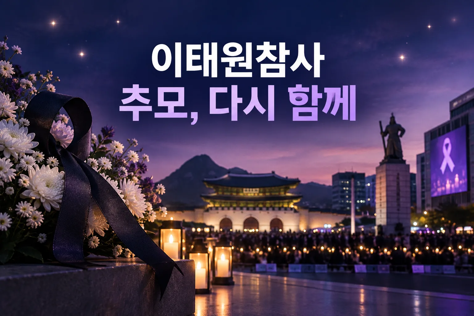 10·29 이태원참사 4주기 기억식 대표 이미지