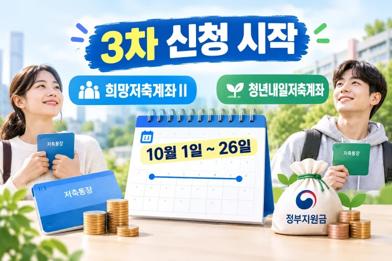 2026 자산형성 지원사업 3차 신청 대표 이미지