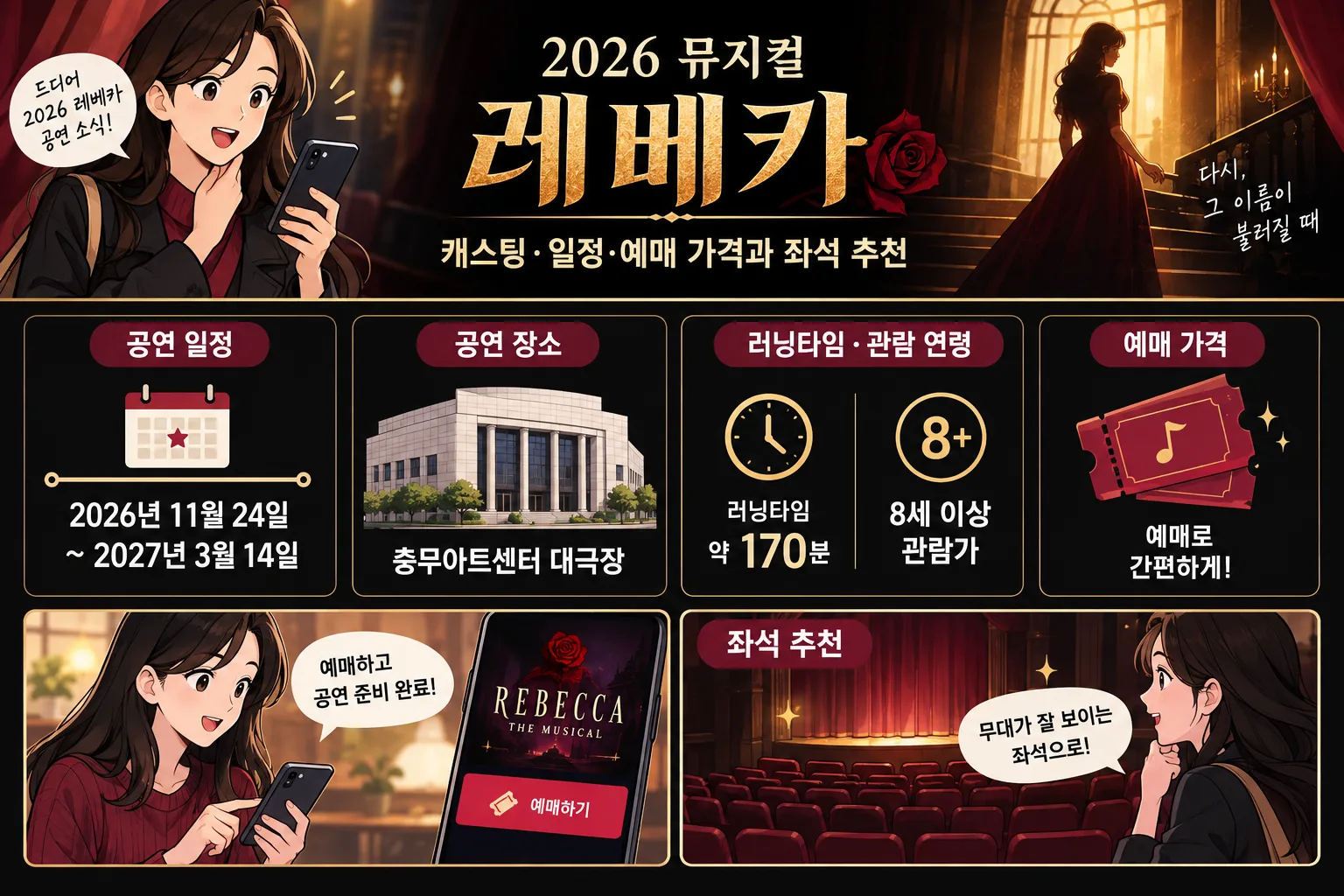 2026 뮤지컬 레베카 핵심 정보