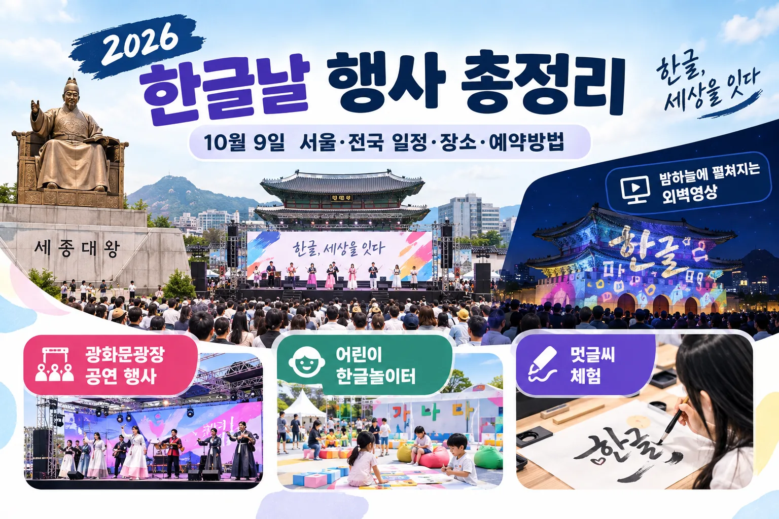 2026 한글날 행사 핵심 정보