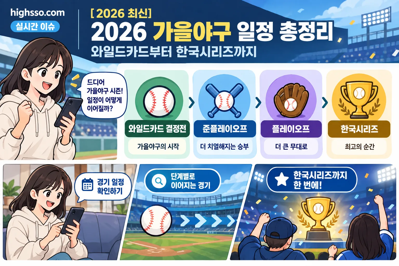 2026 가을야구 일정 핵심 정보