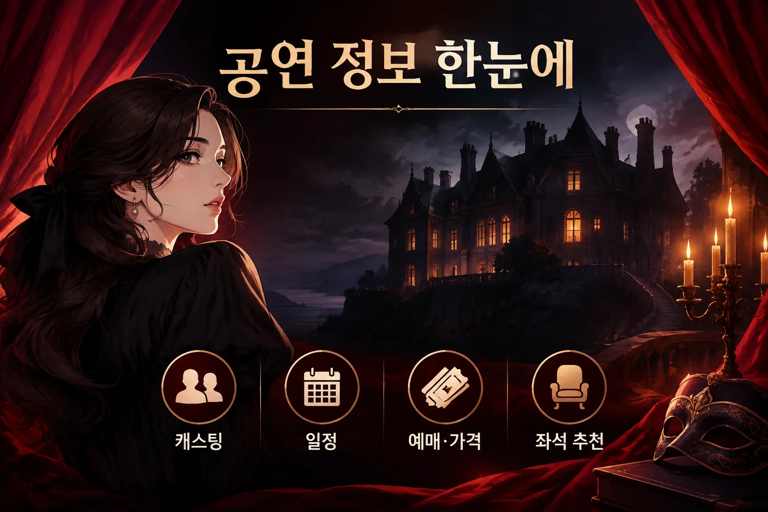 2026 뮤지컬 레베카 대표 이미지