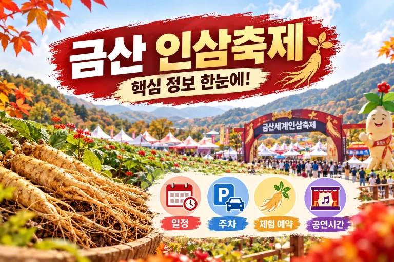 금산세계인삼축제 2026 대표 이미지