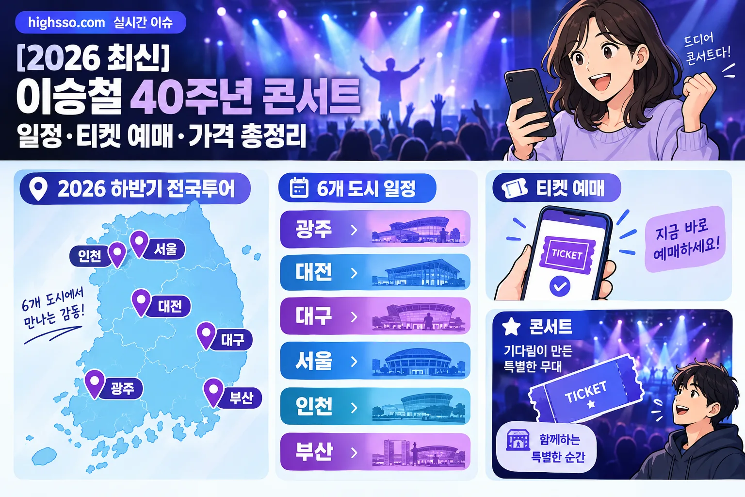 이승철 40주년 콘서트 핵심 정보