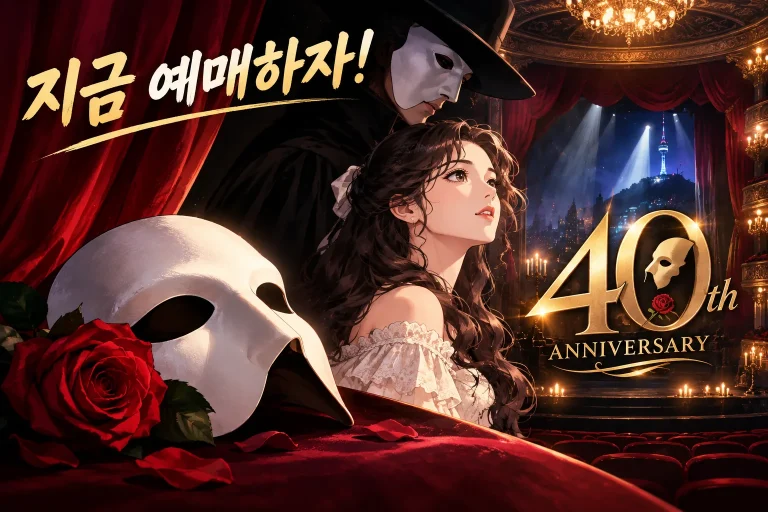 오페라의 유령 40주년 대표 이미지