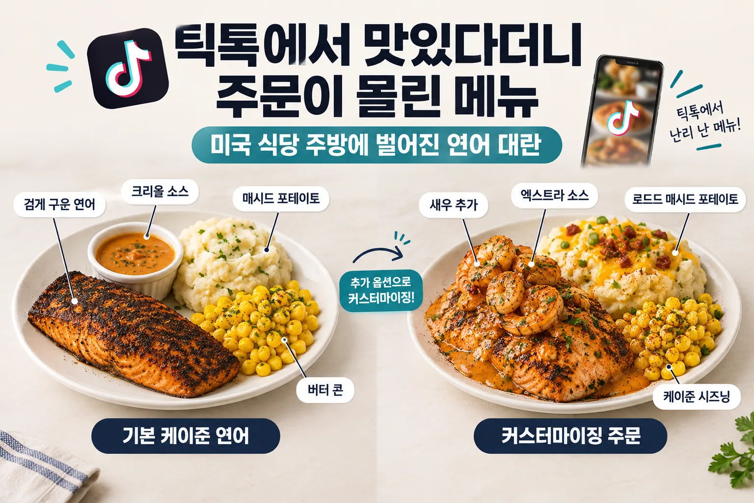 케이준 연어 핵심 정보