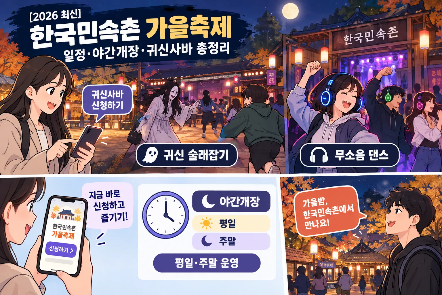 한국민속촌 가을축제 핵심 정보