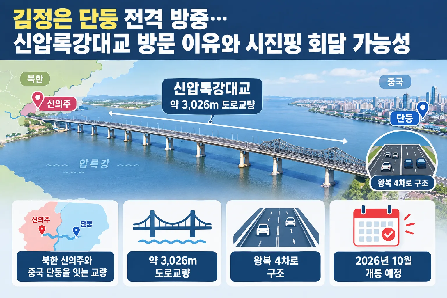 김정은 단둥 방중 핵심 정보
