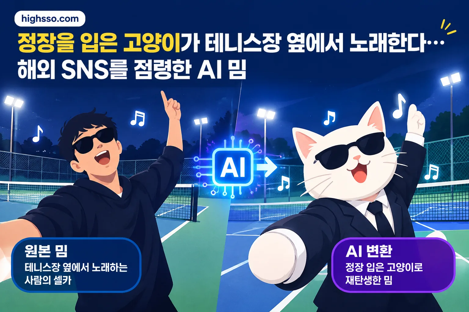 정장을 입은 고양이 핵심 정보